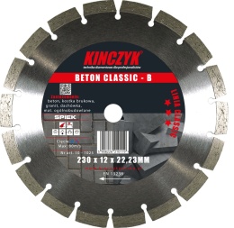 Tarcza diamentowa KIŃCZYK BETON CLASSIC B 350mm