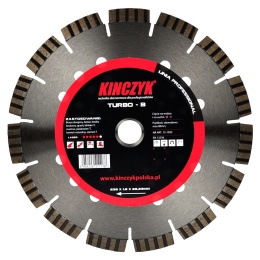 Tarcza diamentowa KIŃCZYK TURBO-B 400mm