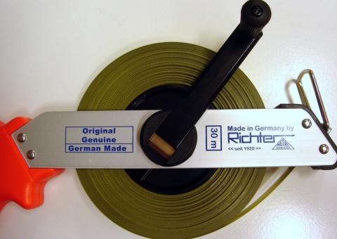 Taśma ruletka, stalowa lakierowana 30m RICHTER 414 G-SR