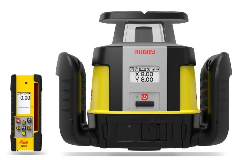 Laser Obrotowy Leica Rugby CLH z CLX200 + COMBO detektor