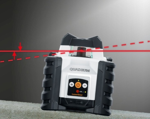 Laser obrotowy LASERLINER QUADRUM COMPACT 210S SET