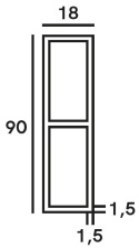 Łata drogowa, składana SŁOWIK L91 dł.4m