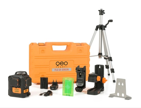 Laser krzyżowy Geo Fennel FLG 6X GREEN MAXI SET