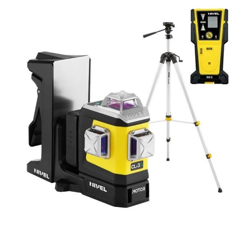 Laser krzyżowy Nivel System CLx3G MOTOR + statyw + czujnik CLS-5