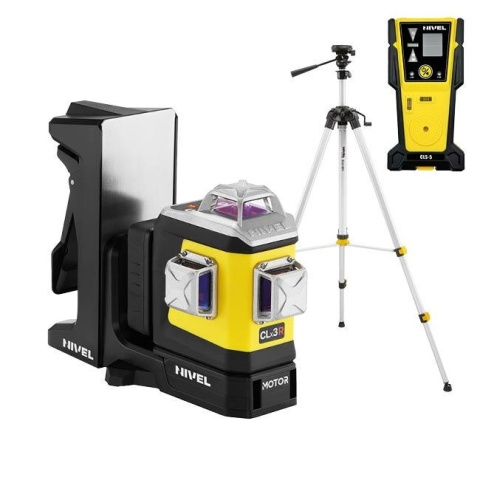 Laser krzyżowy Nivel System CLx3R MOTOR + statyw + czujnik CLS-5