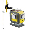 Laser krzyżowy Nivel System CL4D-R + tyczka rozporowa
