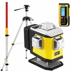 Laser krzyżowy Nivel System CL5G + statyw + czujnik CLS-300 + łata