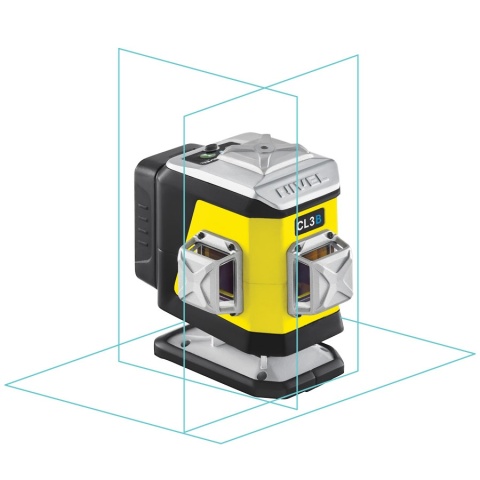 Laser krzyżowy Nivel System CL3B + statyw + czujnik CLS-300