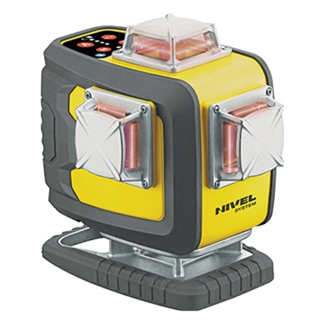 Laser krzyżowy Nivel System CL4D-R + statyw + czujnik CLS-5 + łata