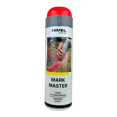 Farba Nivel System Mark Master czerwona - karton 12 szt.