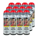 Farba Nivel System Mark Master czerwona - karton 12 szt.