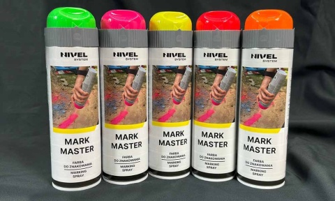 Farba Nivel System Mark Master pomarańczowa - karton 12 szt.