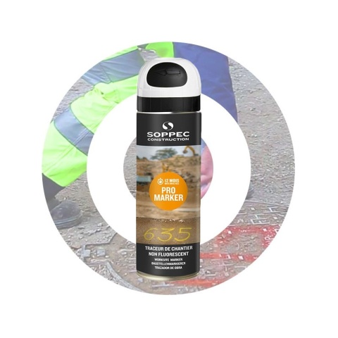 Farba do znakowania Soppec Pro Marker biała 500 ml
