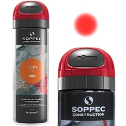 Farba geodezyjna Soppec FLUO+12 czerwona 500 ml