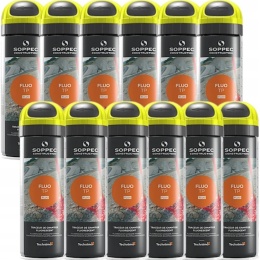 Farba geodezyjna Soppec FLUO+12 żółta - karton 12 szt.