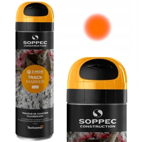 Farba geodezyjna Soppec Track Marker pomarańczowa - karton 12 szt.