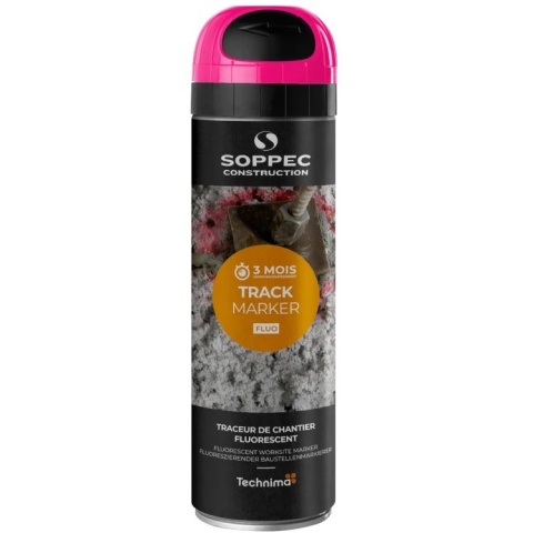Farba geodezyjna Soppec Track Marker różowa - karton 12 szt.