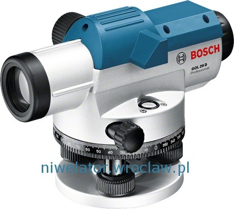 Niwelator optyczny Bosch GOL 26 D – zestaw ze statywem i łatą