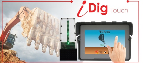 System sterowania 2D iDig Touch - ramię 3x łamane