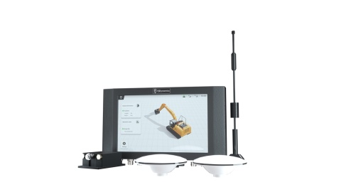 System sterowania 3D FJD G31 GPS na koparkę