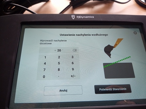 System sterowania 3D FJD G31 GPS na koparkę