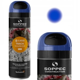 Farba geodezyjna Soppec Track Marker niebieska 500 ml