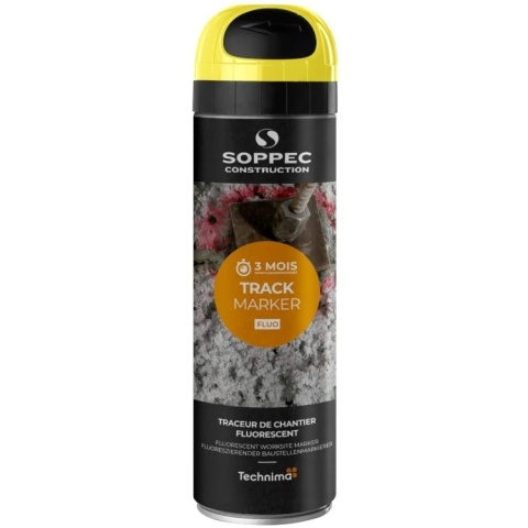 Farba geodezyjna Soppec Track Marker żółta - karton 12 szt.