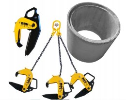 Zawiesie do kręgów betonowych 5-18 cm ścianka